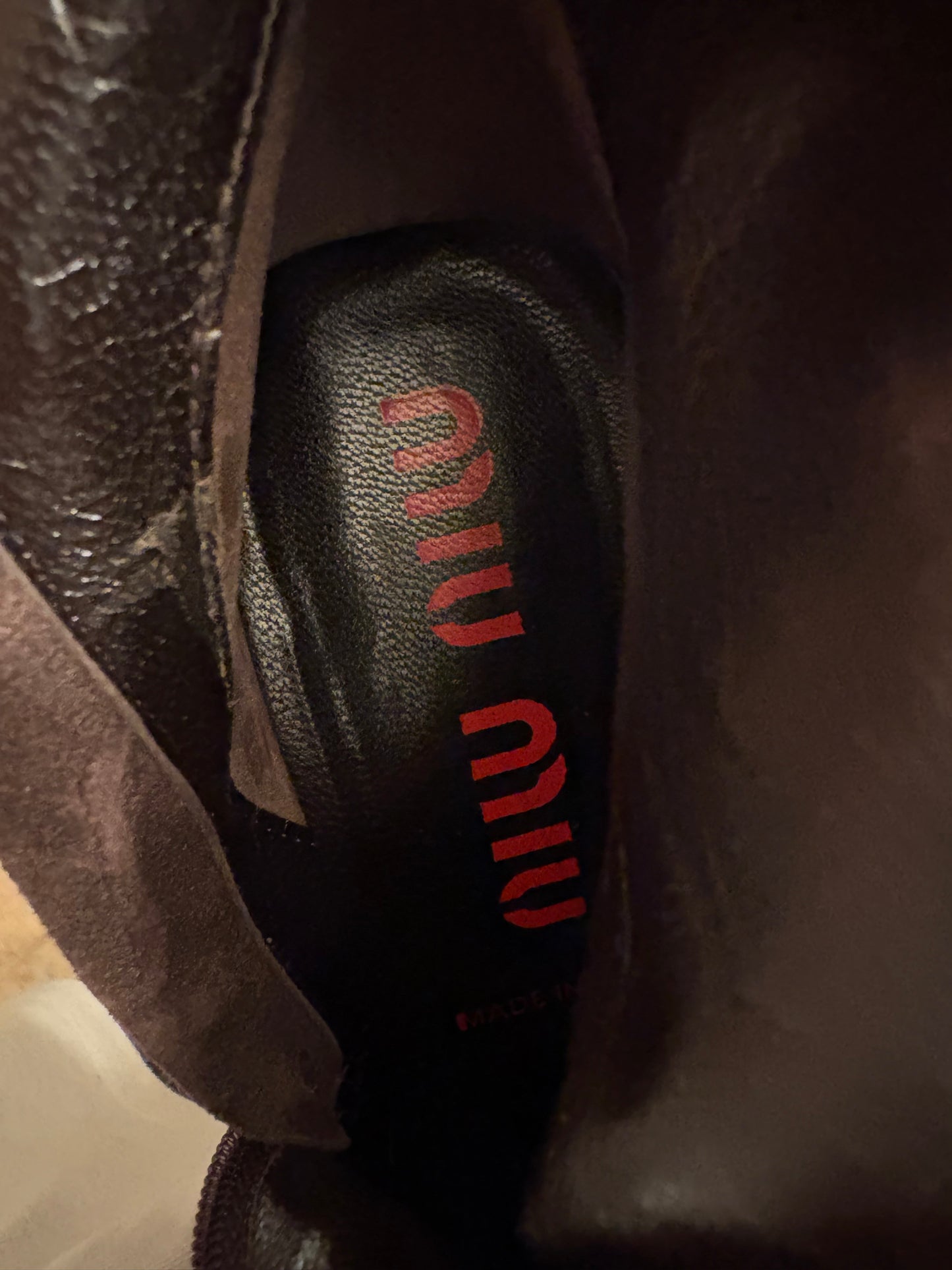 Miu Miu Suede Boots EU 37