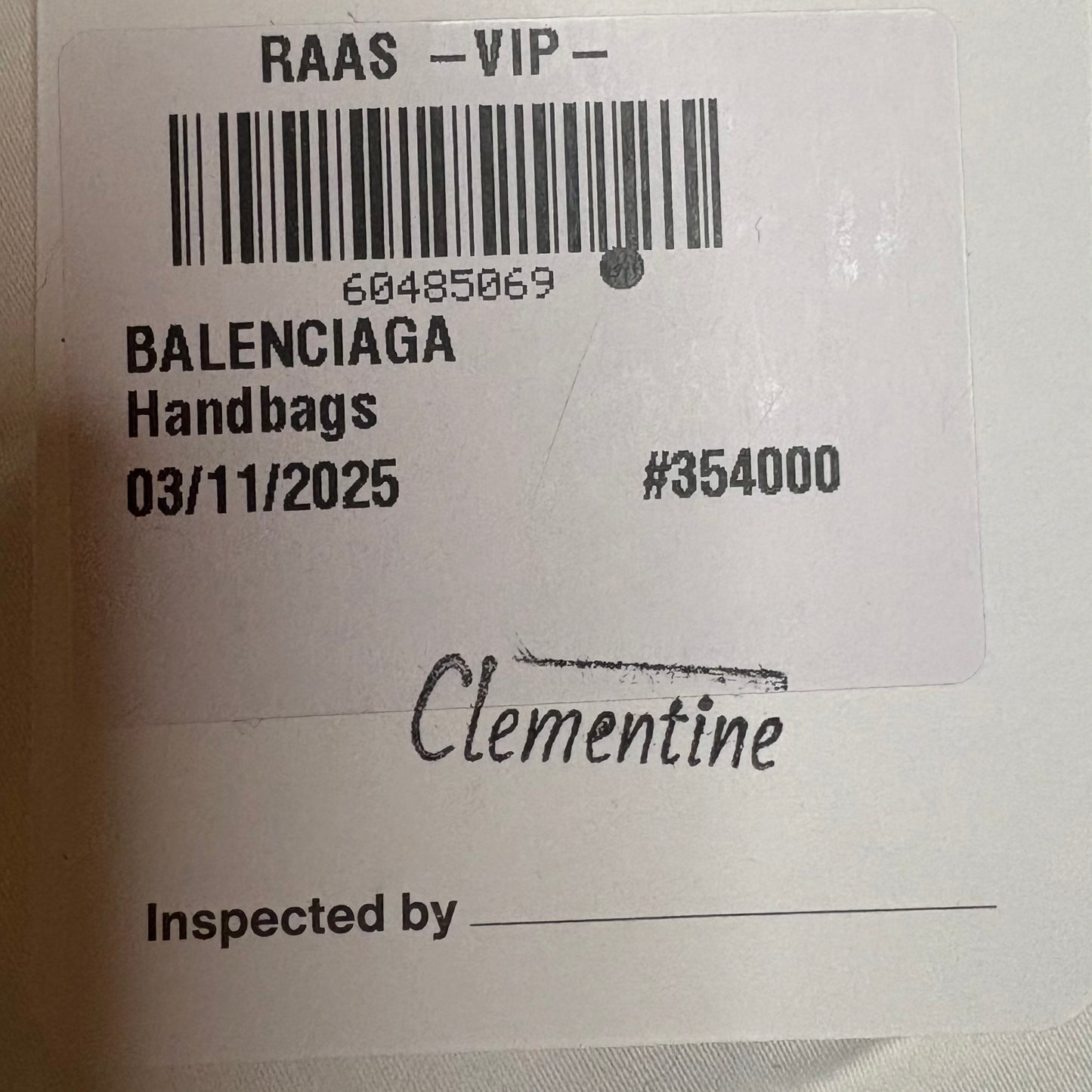 Balenciaga cross body bag metallic