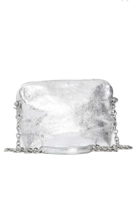 Balenciaga cross body bag metallic