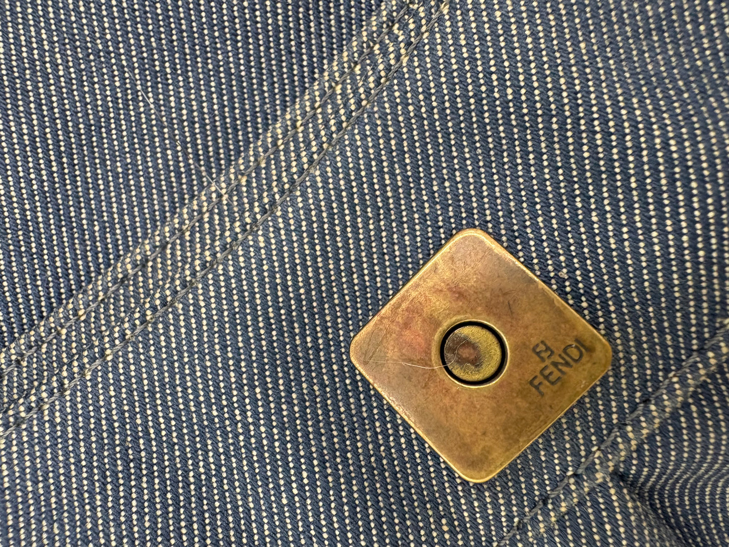 Fendi Chef in Denim Vintage
