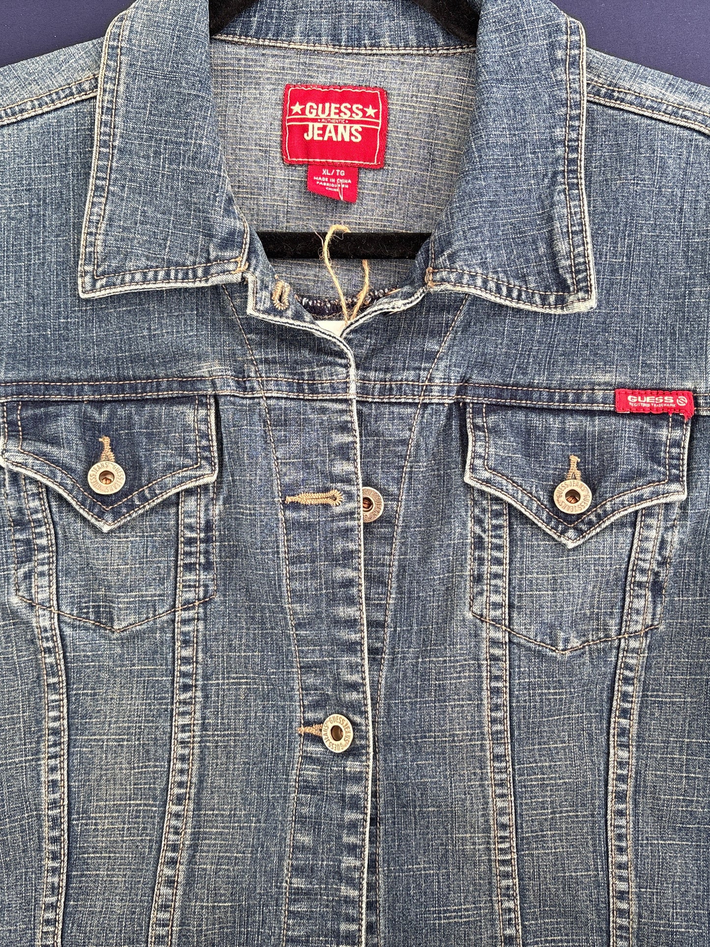 Guess vintage denim jacket - XL