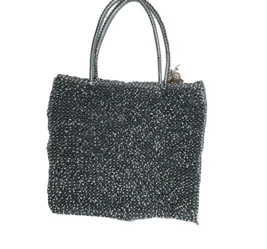 ANTEPRIMA PVC Wire Tote Bag -Blue and silver