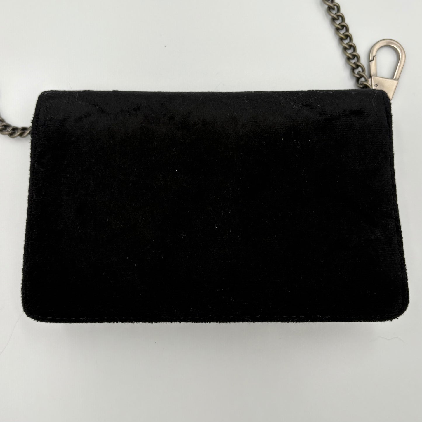 Gucci Dionysus Mini Black Velvet shoulder bag