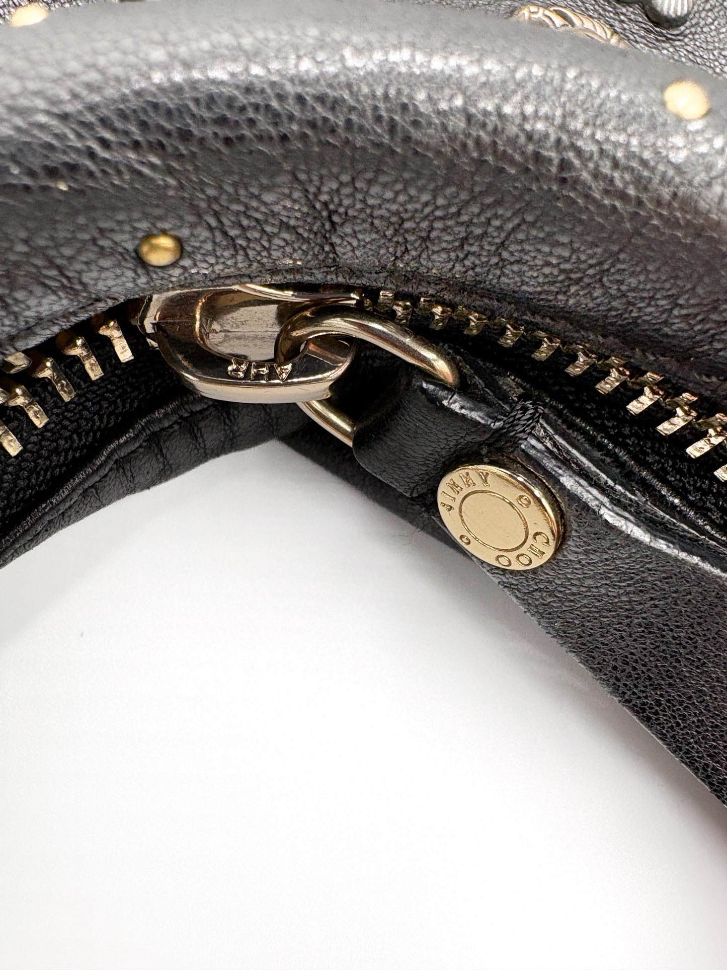 Jimmy Choo Celestial Charm Hobo Bag | Black Leather Zodiac Shoulder Bag