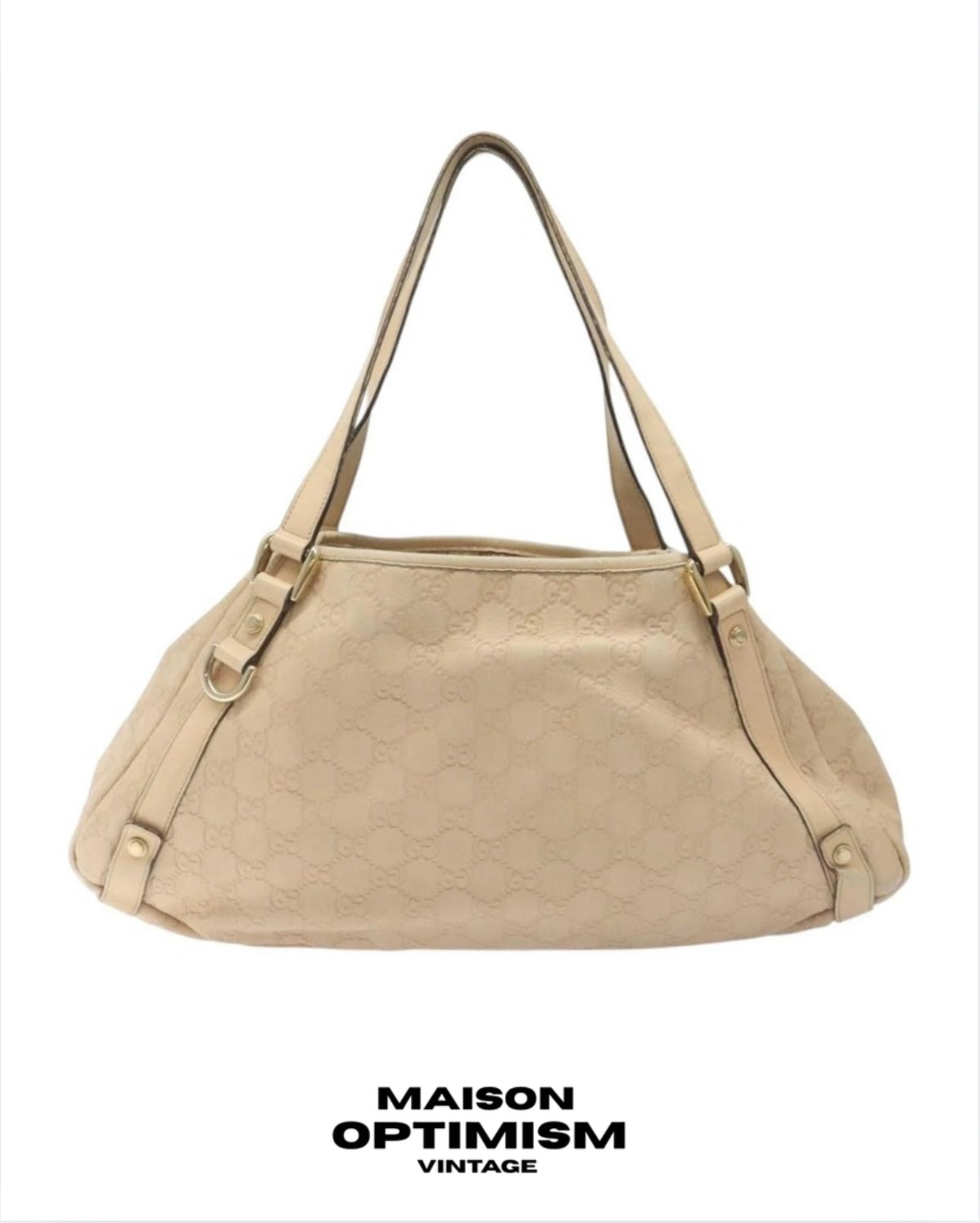 GUCCI GG Canvas Guccissima Abbey Tote Bag Ballerina Pink