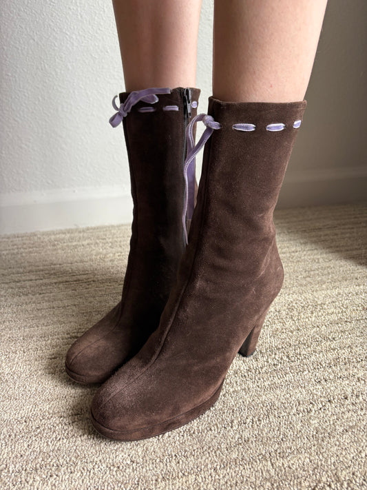 Miu Miu Suede Boots EU 37