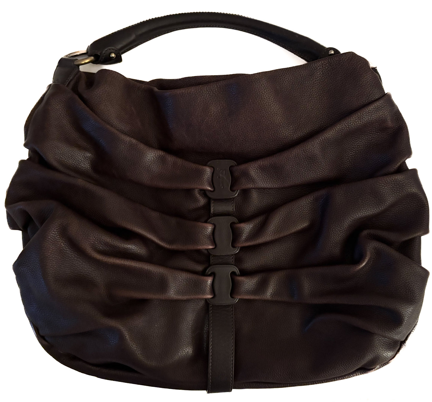 Salvatore Ferragamo hobo bag brown leather