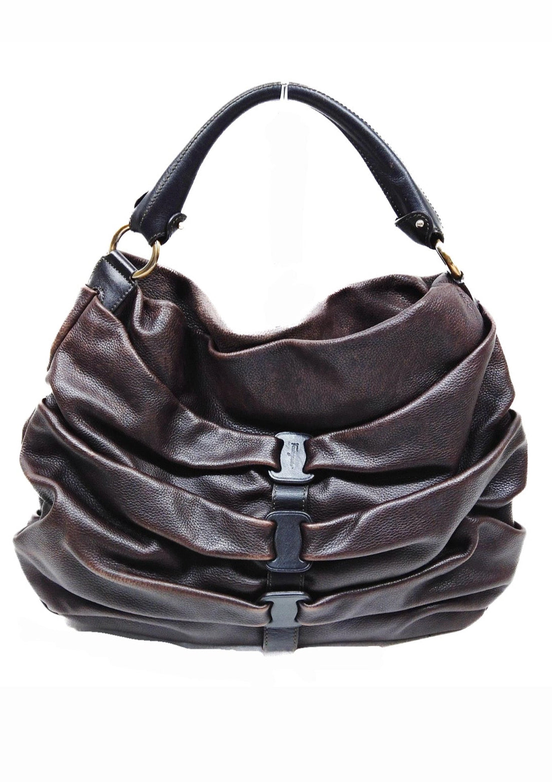Salvatore Ferragamo hobo bag brown leather