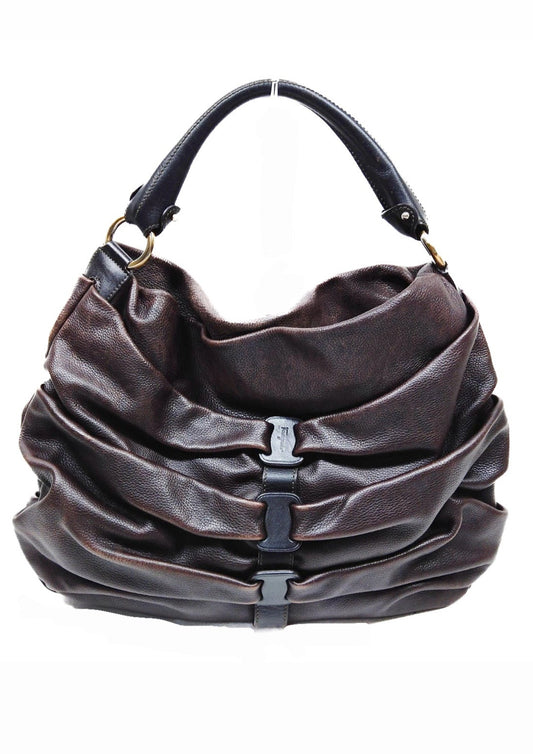 Salvatore Ferragamo hobo bag brown leather