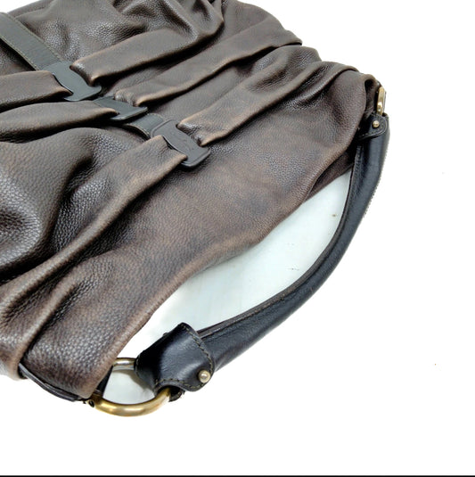 Salvatore Ferragamo hobo bag brown leather
