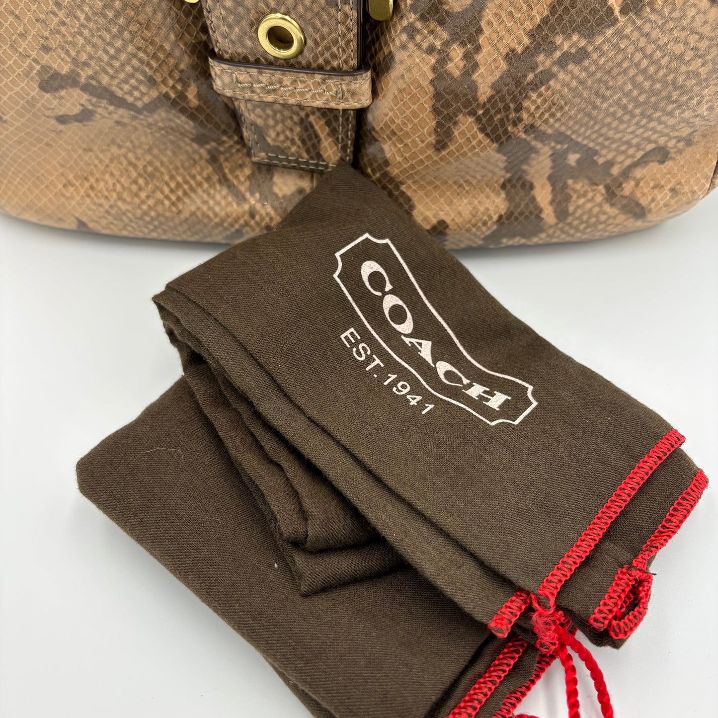 Coach Soho Lynn snakeskin Shoulder Bag