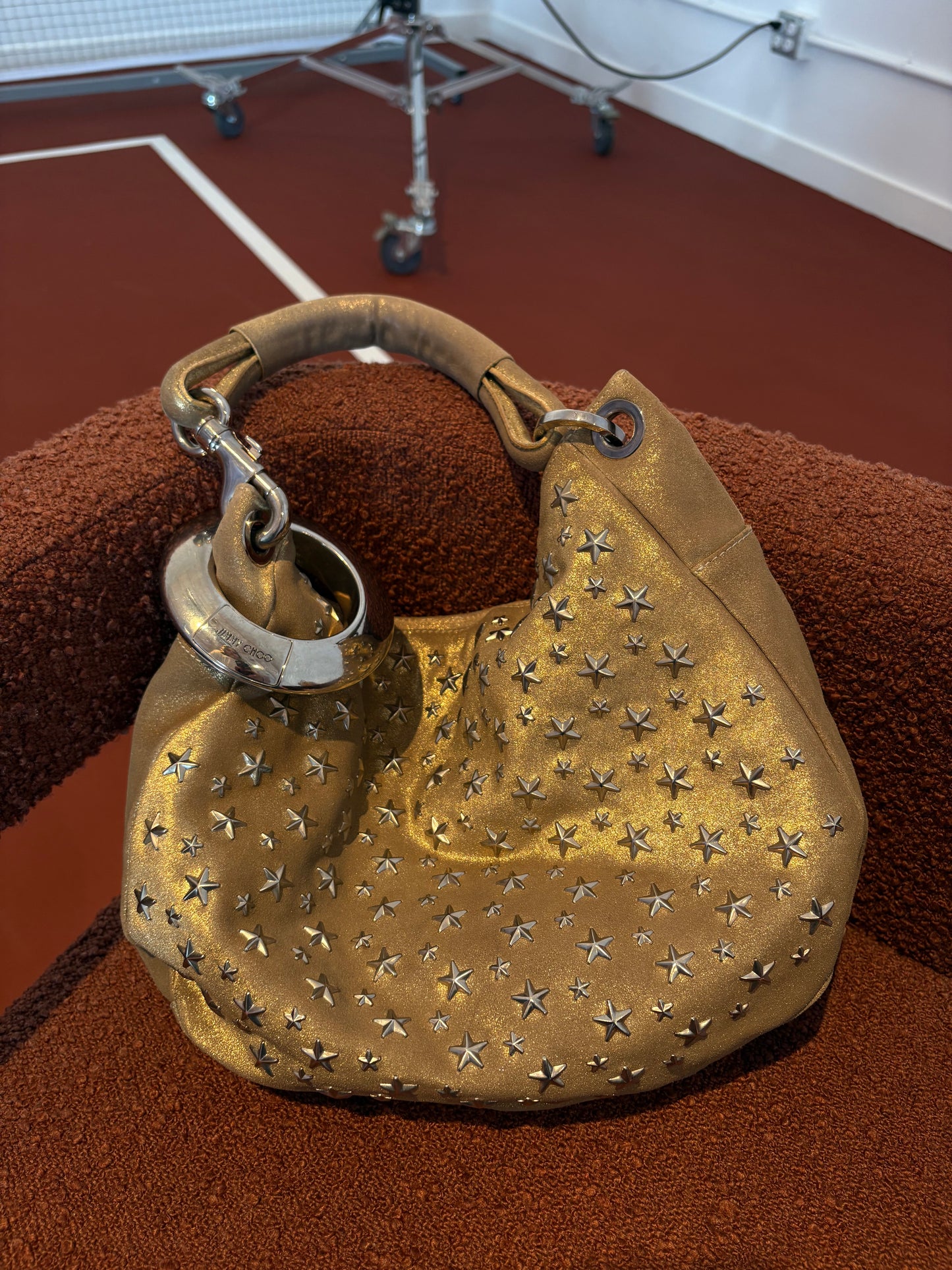 Jimmy Choo Solar Star-Studded Hobo