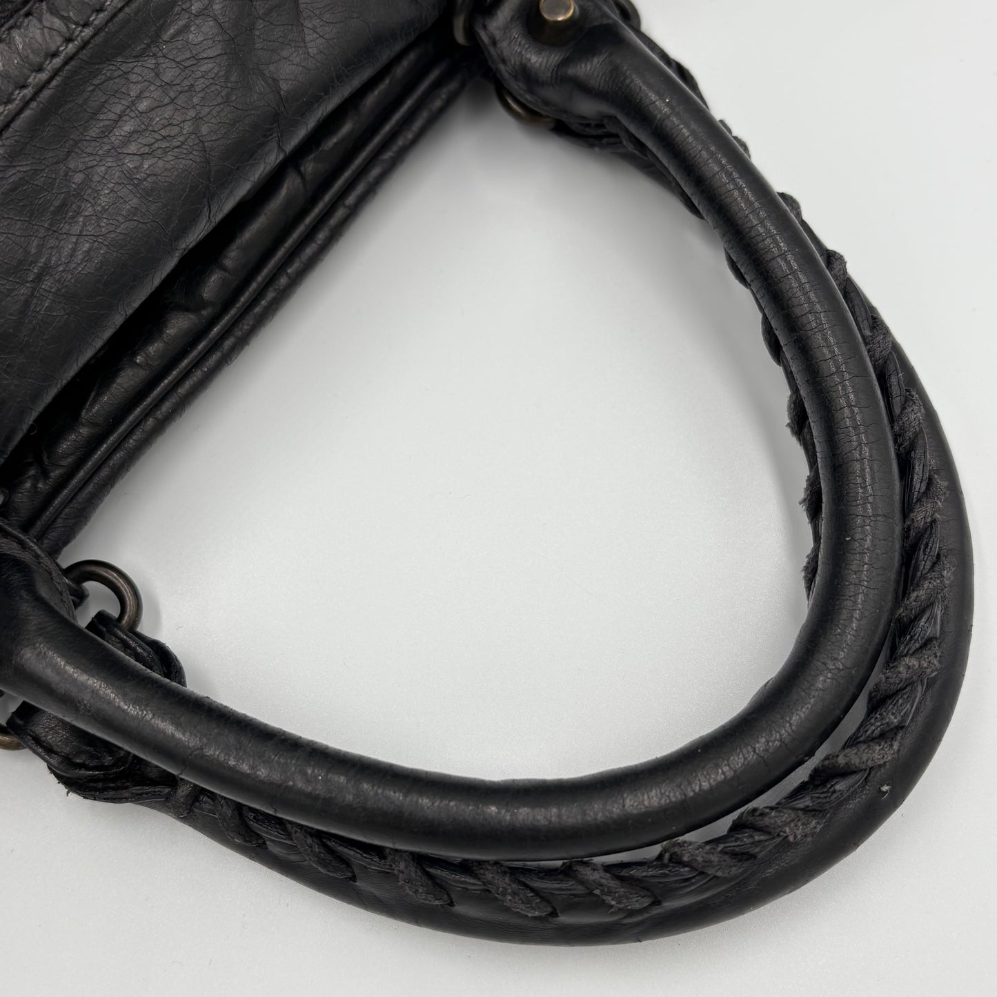 Rare Vintage Balenciaga Mini City Moto - "Polly Boston" Bag