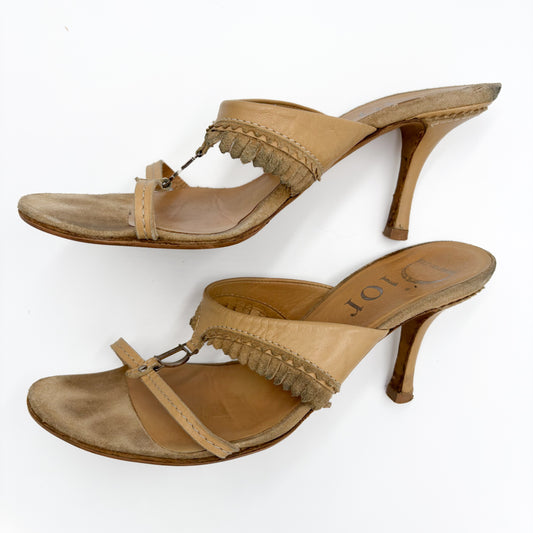 Christian Dior by John Galliano fringe sandals- EU 37