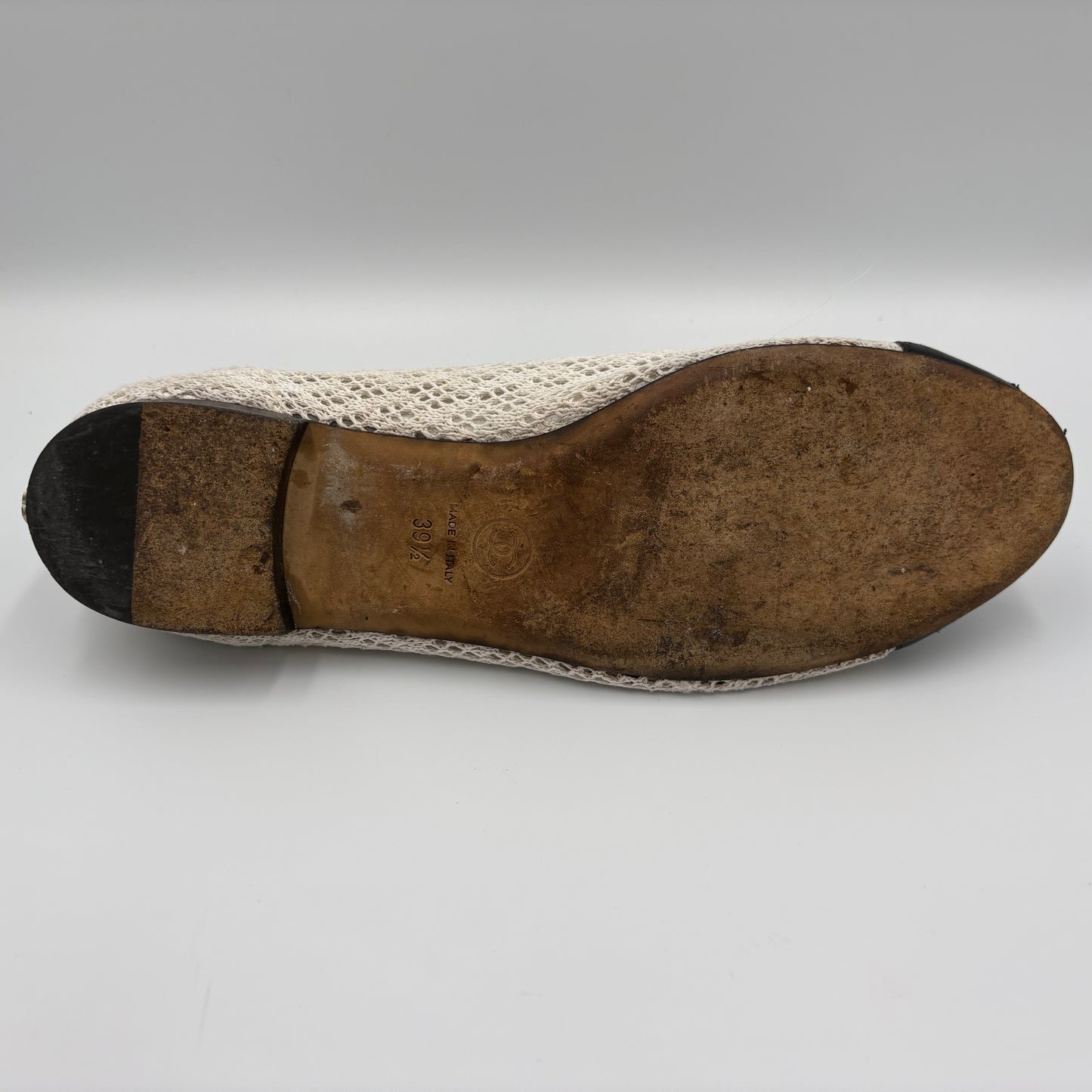 Chanel Mesh Cap Toe Ballet Flats - EU 39