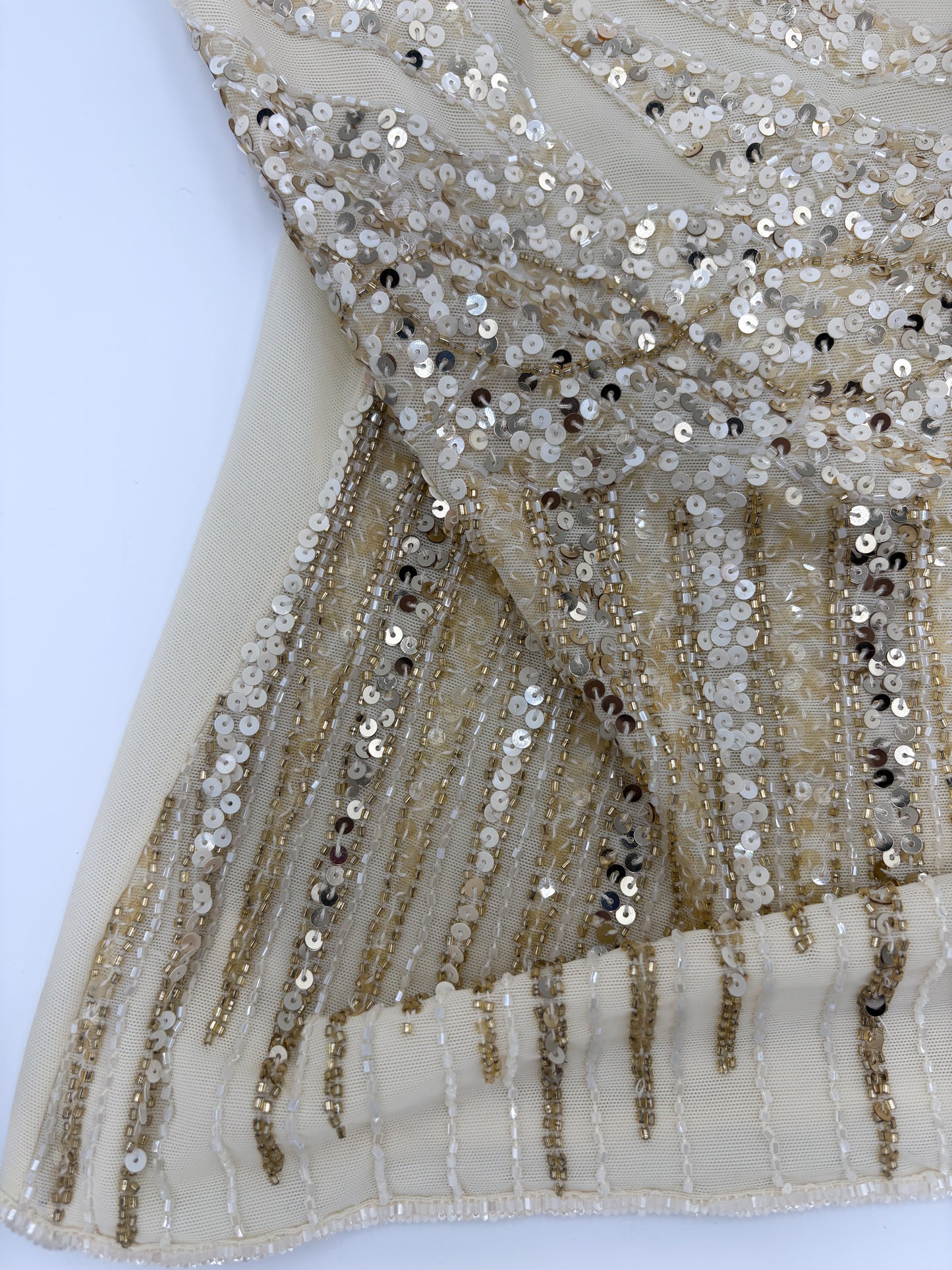 Luisa Spagnoli Beaded Cowl Neck Top- Size S