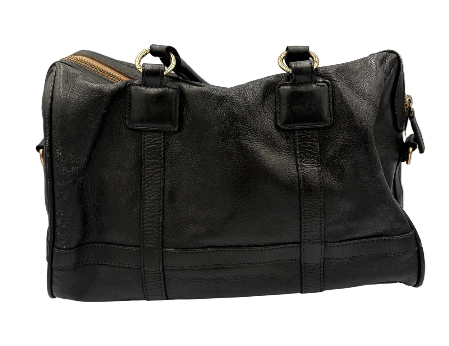 Miu Miu Black Leather Bowler Bag