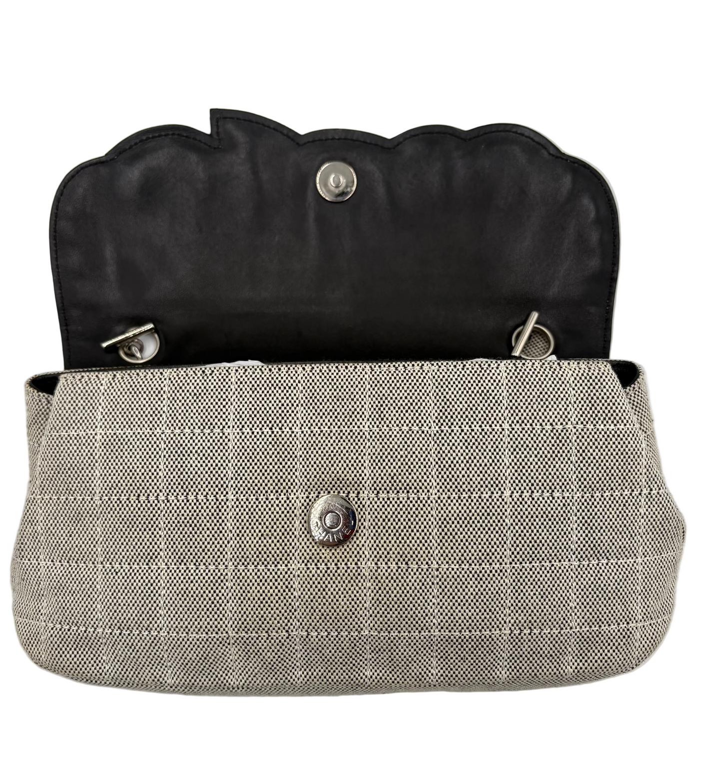 Chanel No.5 Camellia Canvas Shoulder Bag
